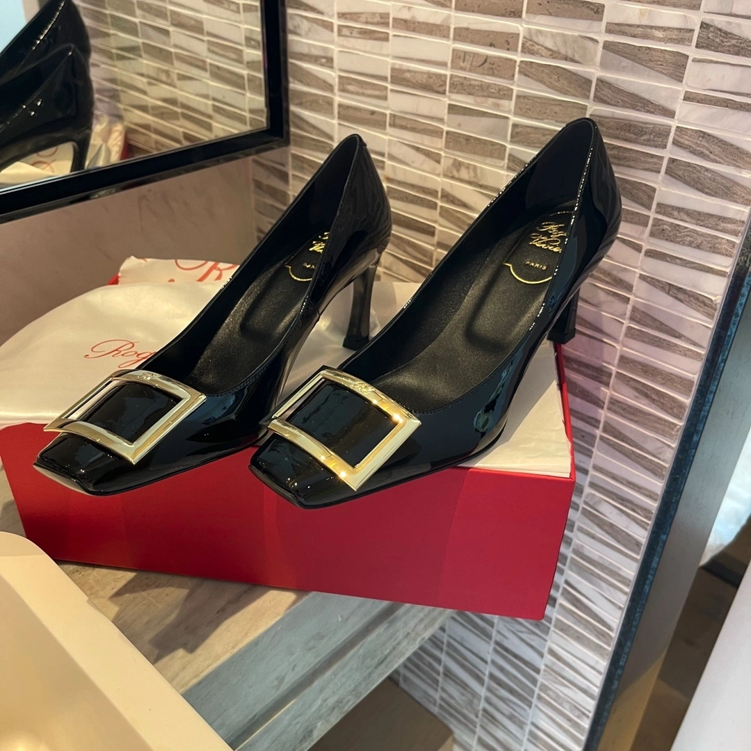 COCO-- RO65R RVW40015280D1PB999 Heel height：7.5CM cowhide sheepskin item:E-X230F1897